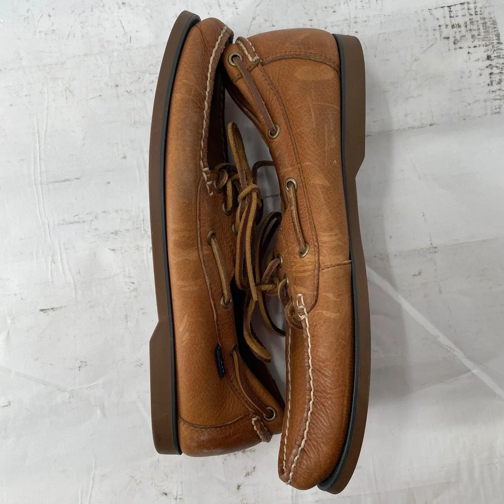 Polo Ralph Lauren Boat Shoes Merton 10 Brown